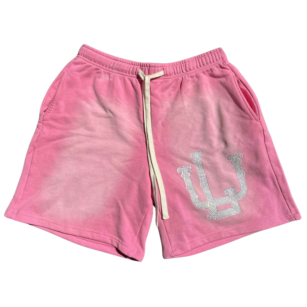 PINK LOU RHINESTONE SHORTS
