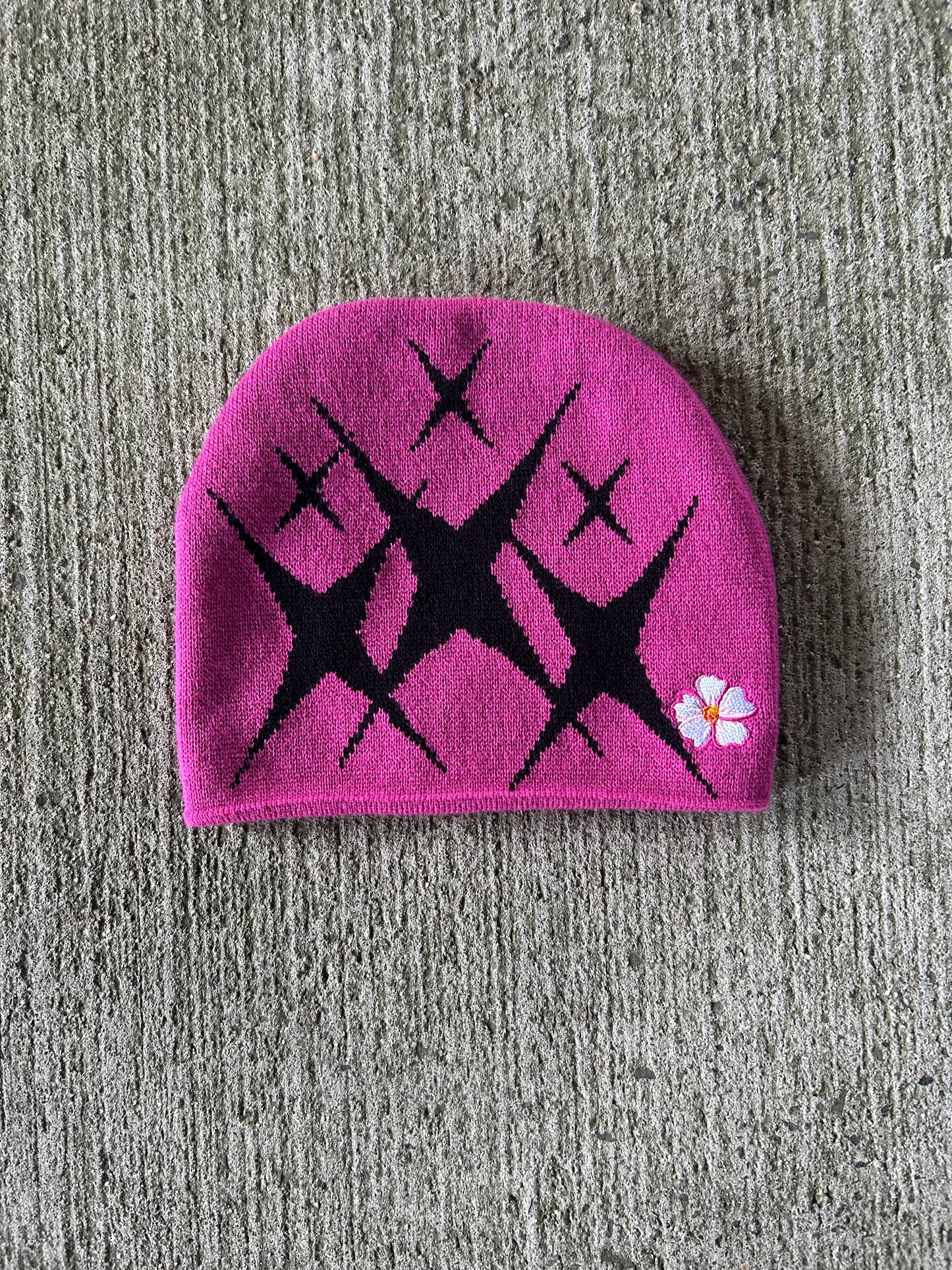 Pink (flower) Beanie
