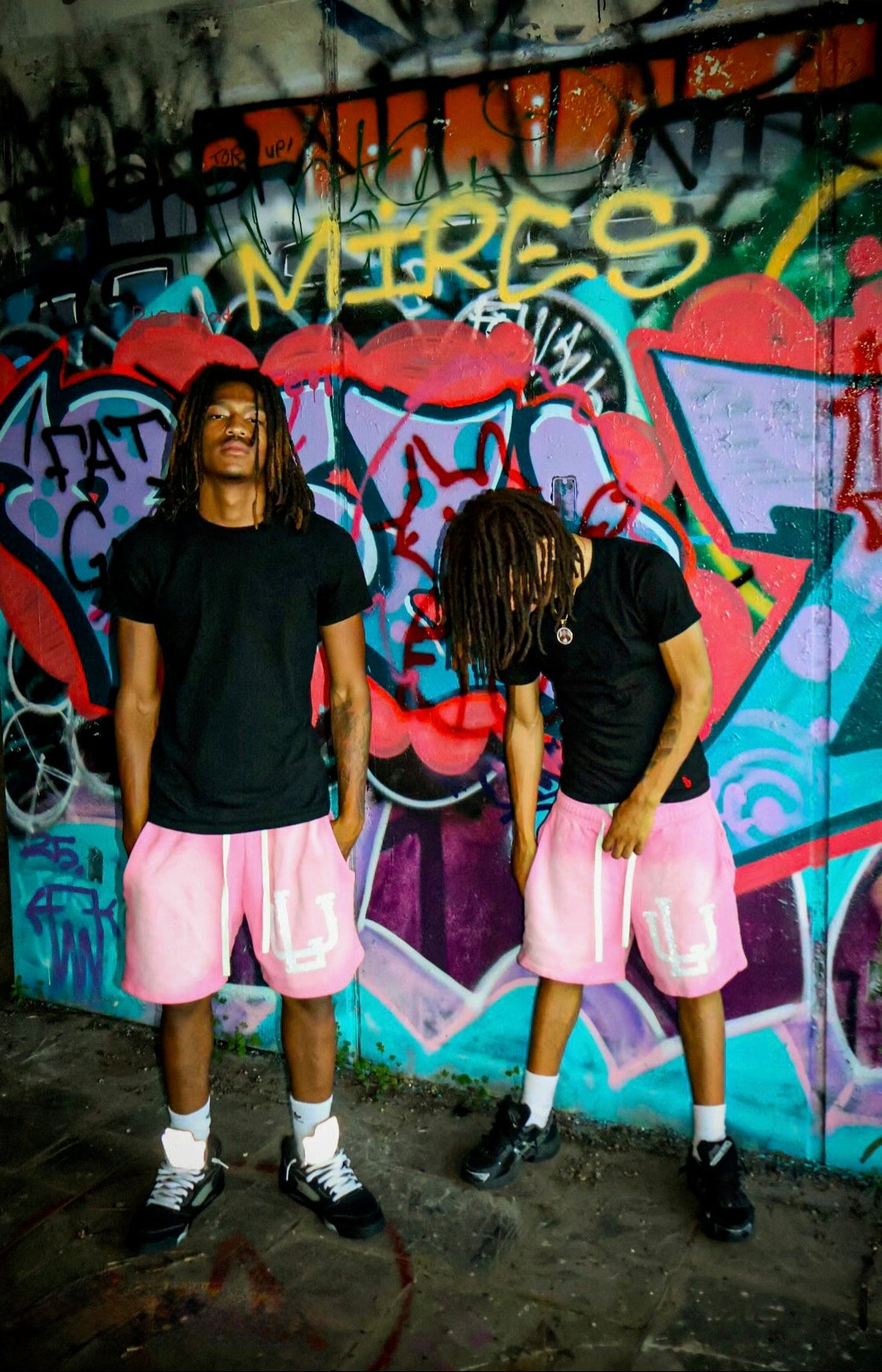 PINK LOU RHINESTONE SHORTS