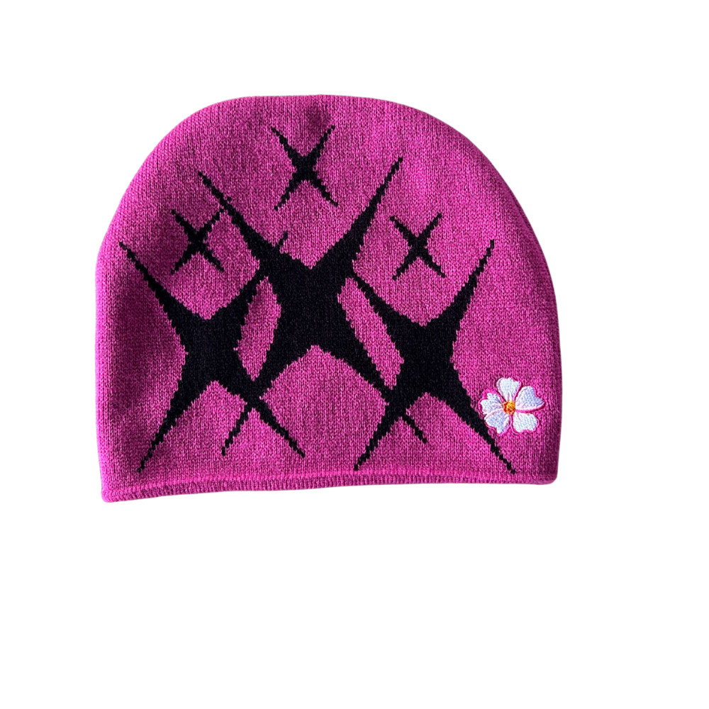 Pink (flower) Beanie