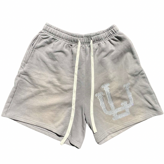 GREY LOU RHINESTONE SHORTS