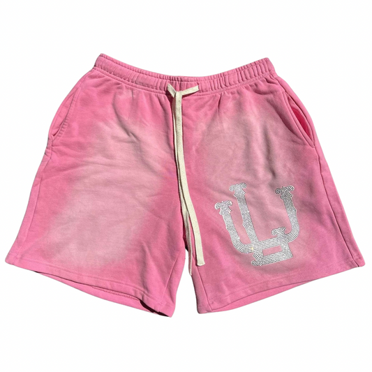 PINK LOU RHINESTONE SHORTS