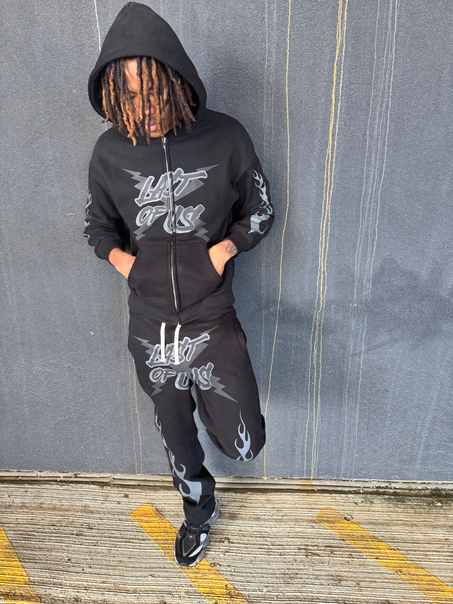 BLACK LOU HOODIE